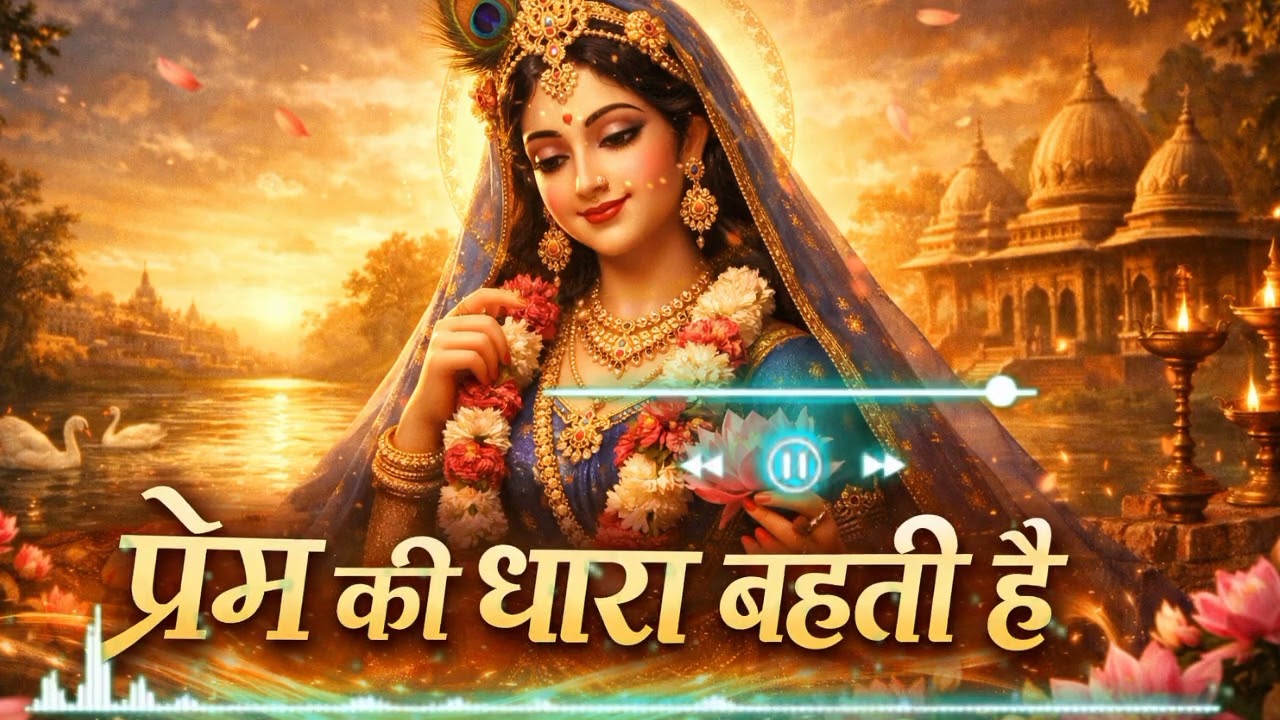 प्रेम की धारा बहती है🪖❤️ #viral #krishnabhajan #love