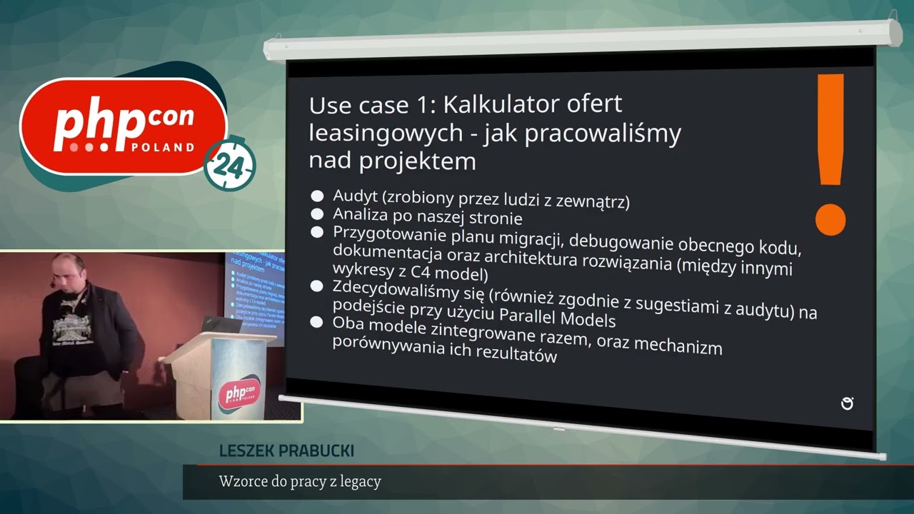 Leszek Prabucki: Wzorce do pracy z legacy @ PHPConPL24