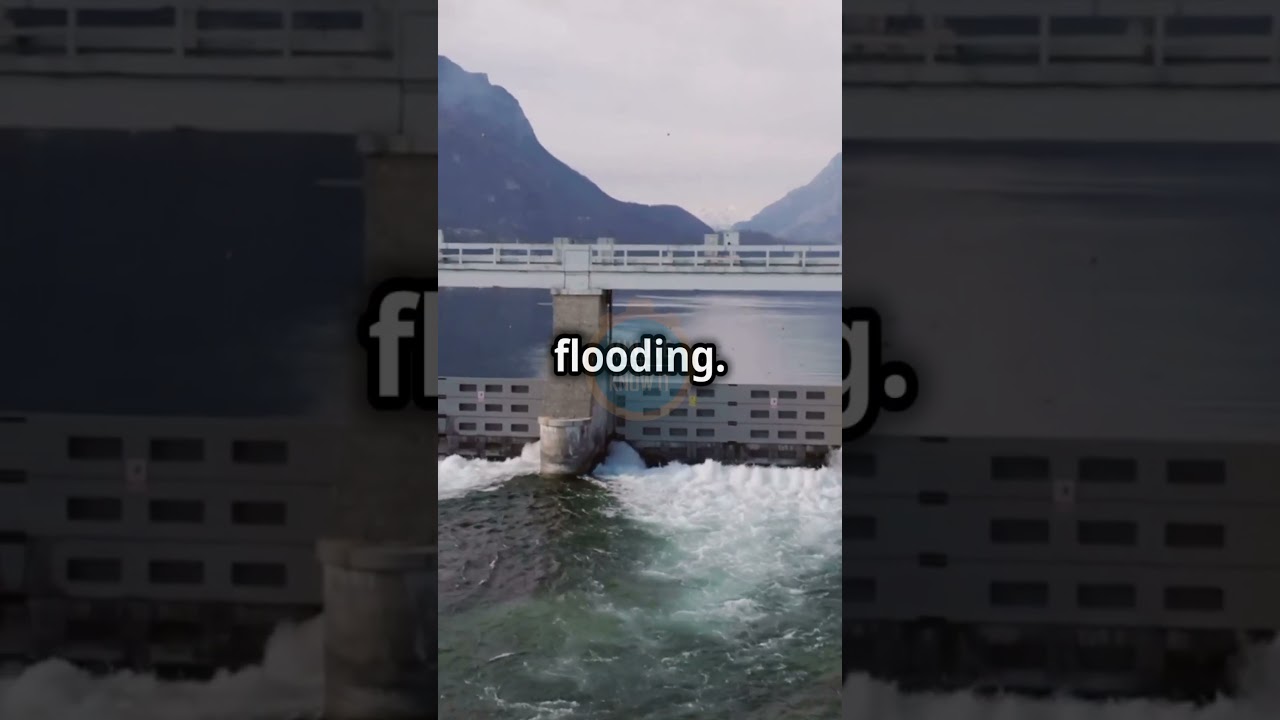 How Dams Generate Power and Prevent Flooding #viralshorts