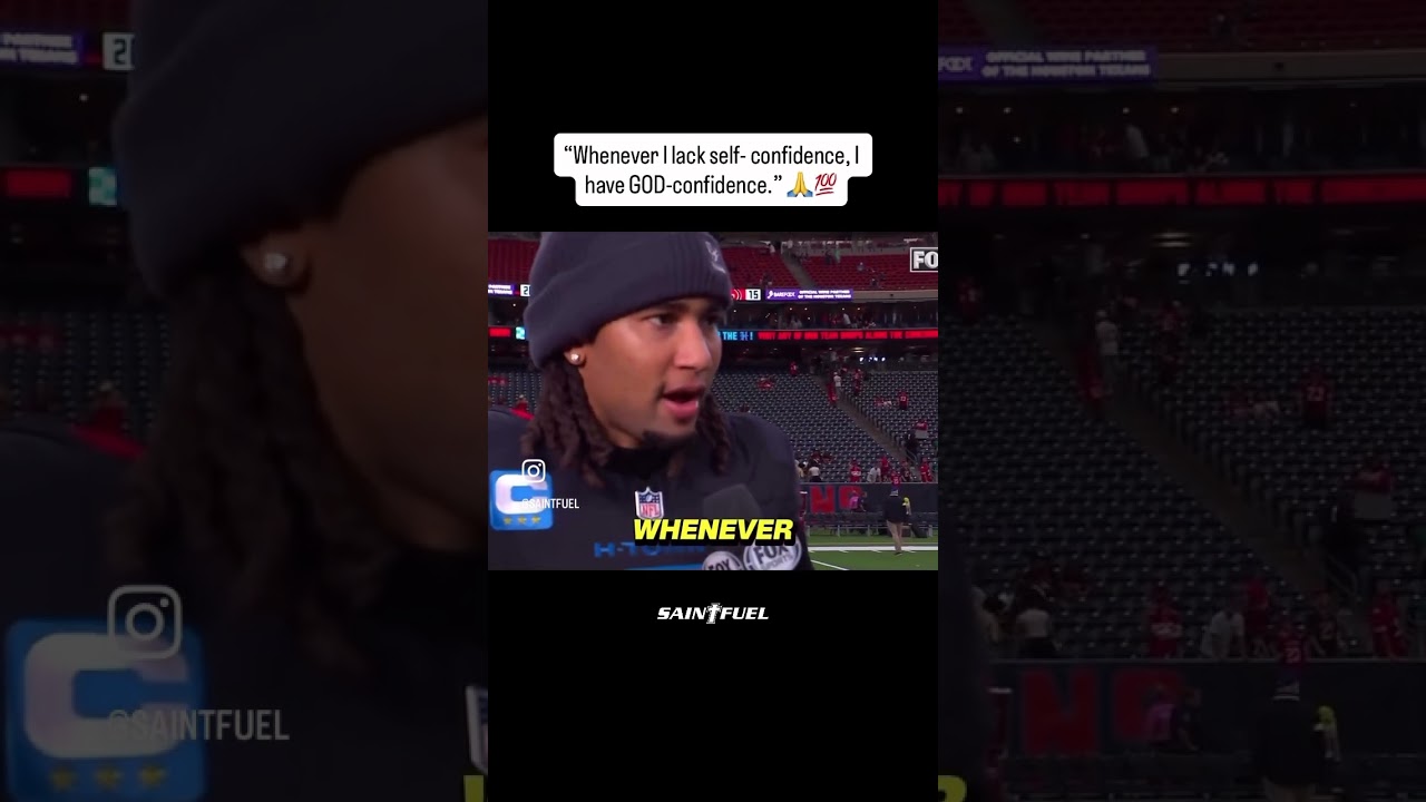 Texans QB CJ Stroud shared an incredible witness for Jesus after the win over the 49ers on Sunday 🙏