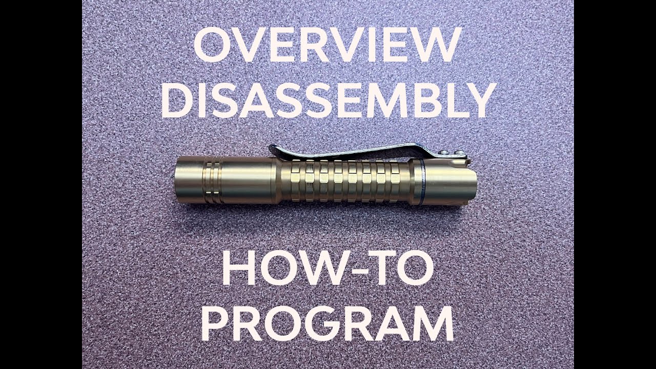 Reylight Pineapple Mini MKII - Overview/Disassembly & How to Program