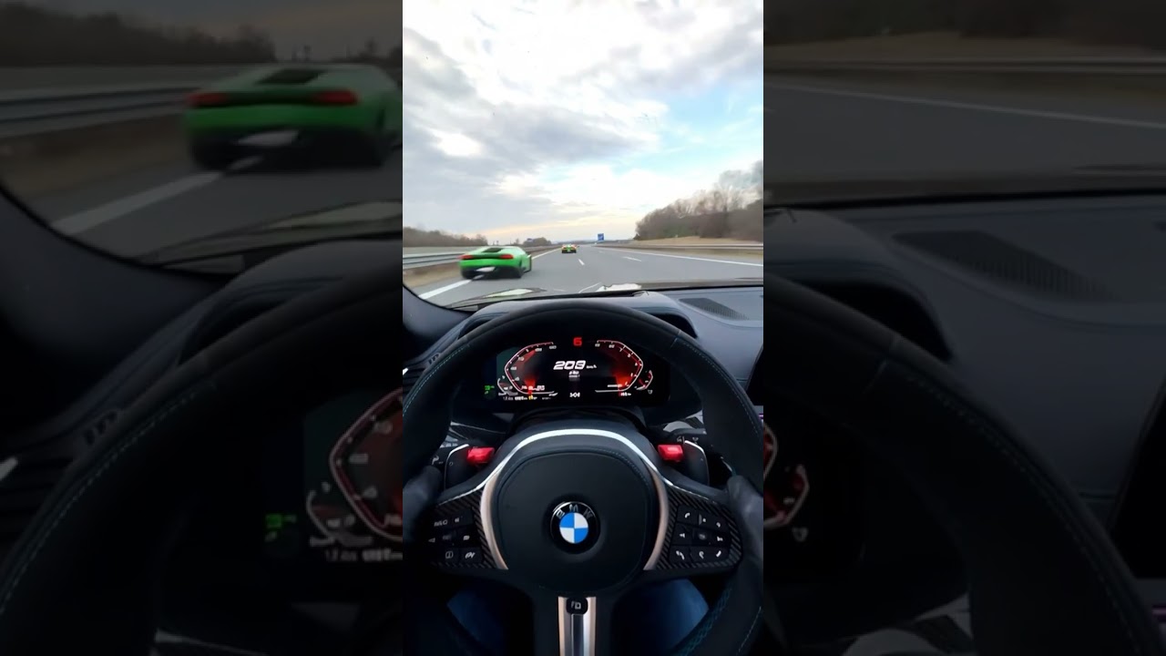 POV BMW M3 Competition Road Drive