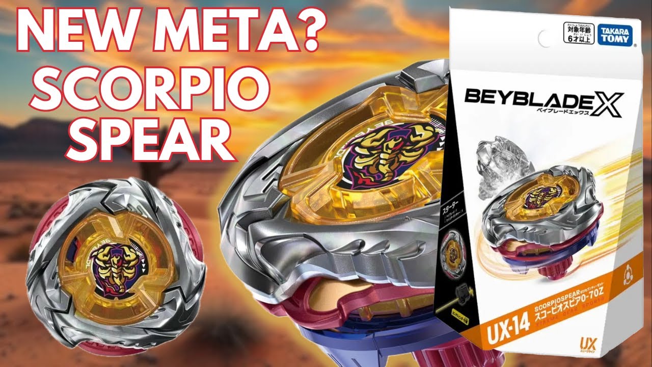 New 40g Meta? | UX-14 Scorpio Spear 0-70Z | unboxing Test & Combo Battles