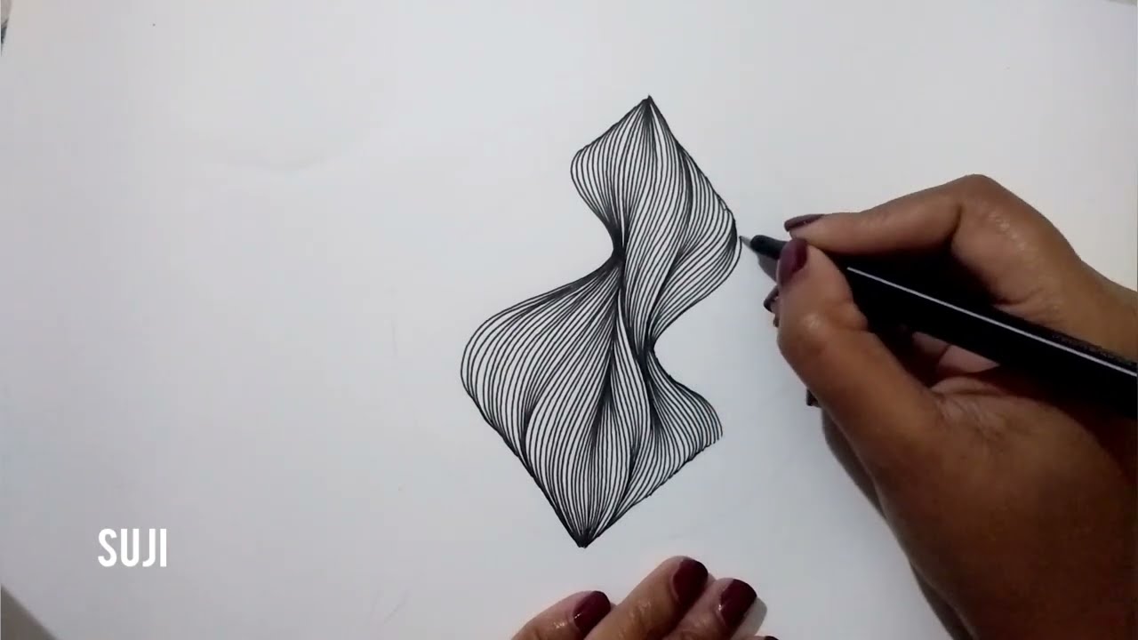 ABSTRACT LINE ART ILLUSTRATION PROCESS