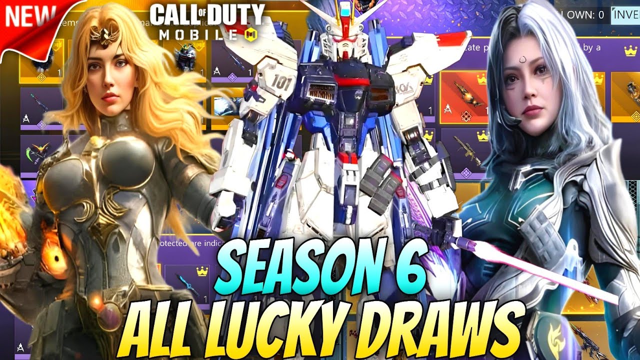 *NEW* Season 6 All Upcoming & Returning Lucky Draw! Leaks 2025, Gundam Collab Draw | Codm Leaks 2025