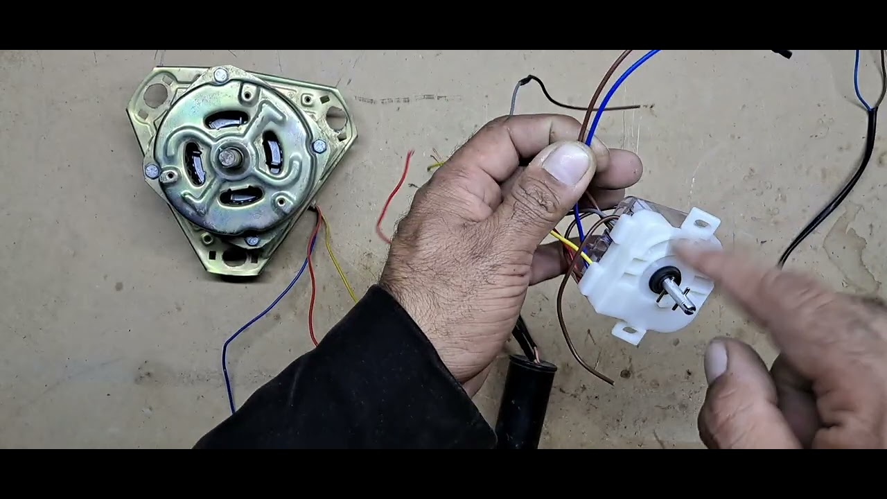 Motor capacitor timer wiring 10.1.2026