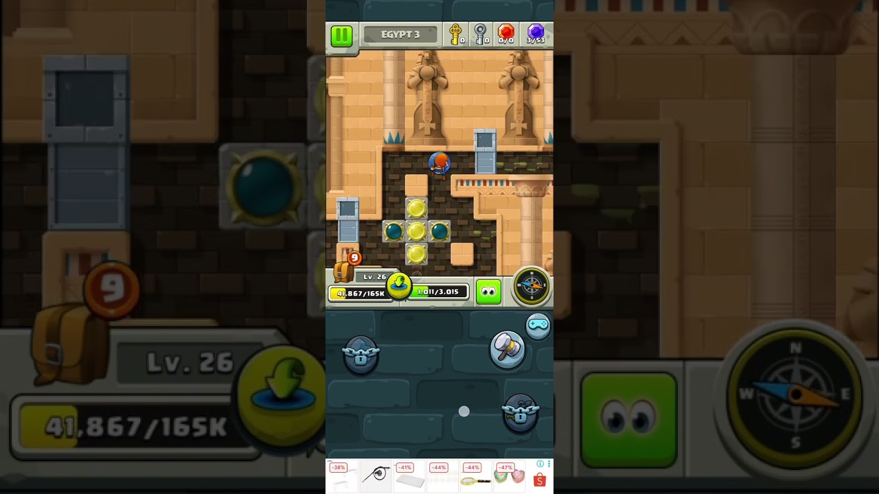 Diamond quest Egypt 3 stage 7