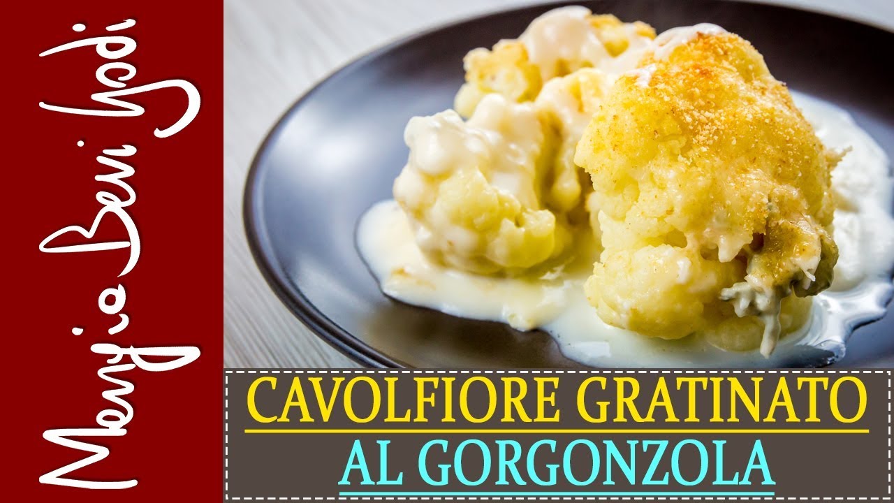 Cavolfiore gratinato al gorgonzola