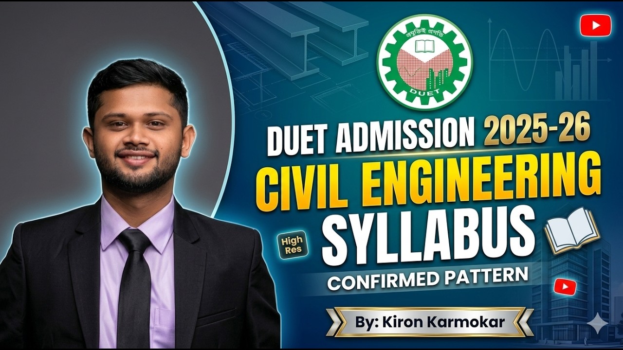 DUET Admission Civil Engineering Department Syllabus 2025-26