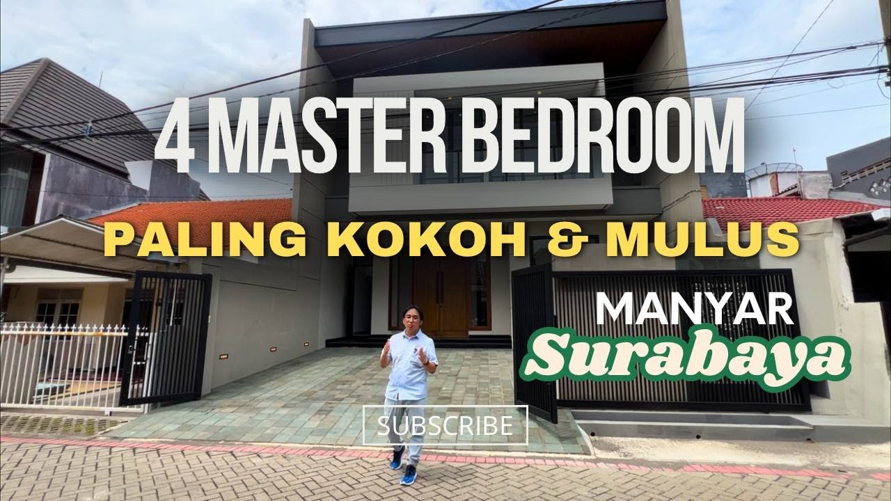 GILAA 4 Master Bedroom!? Mainhall BUESAR.. Udara semriwing... Manyar Surabaya, belum ada lawannya.