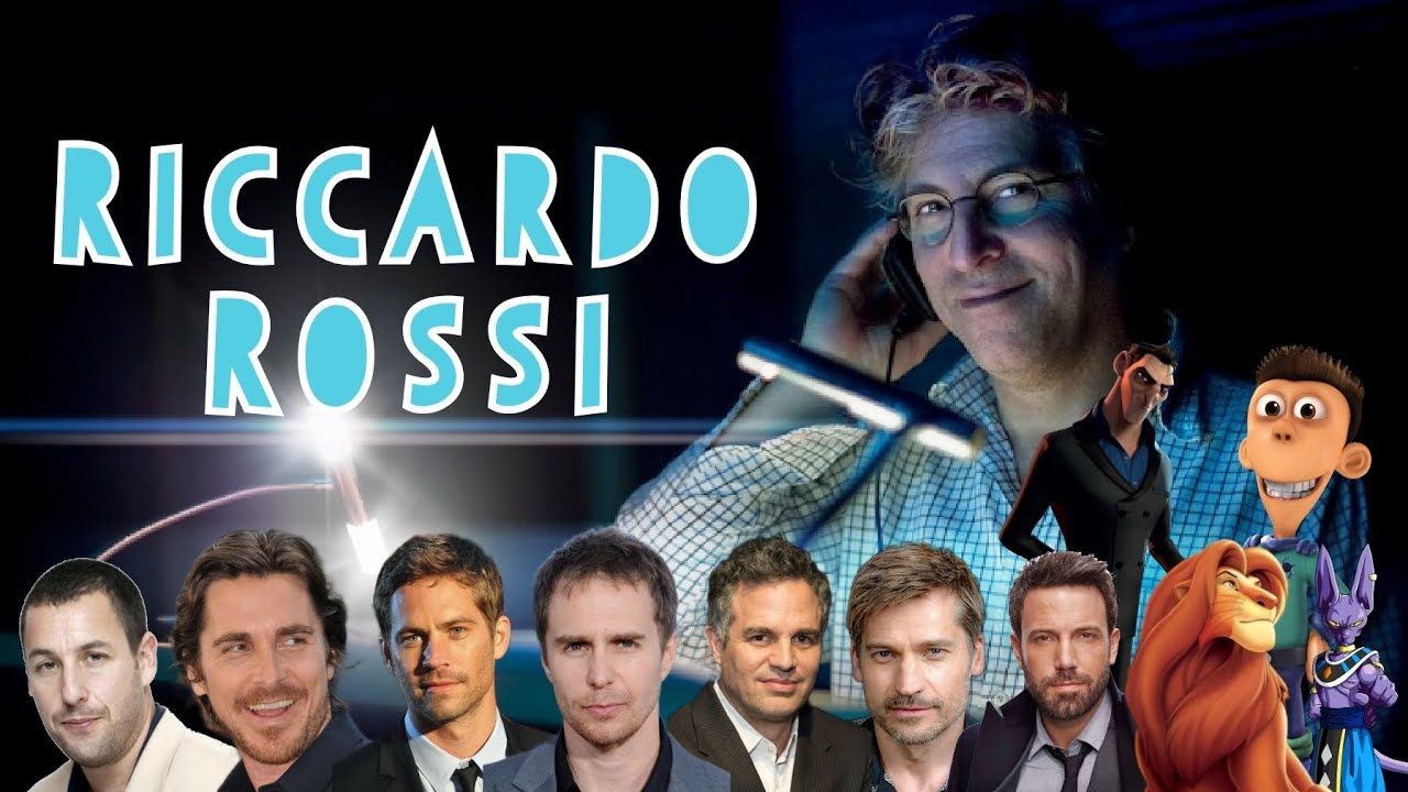 Intervista a Riccardo Rossi voce di Adam Sandler, Mark Ruffalo, Sam Rockwell, Paul Walker e Simba