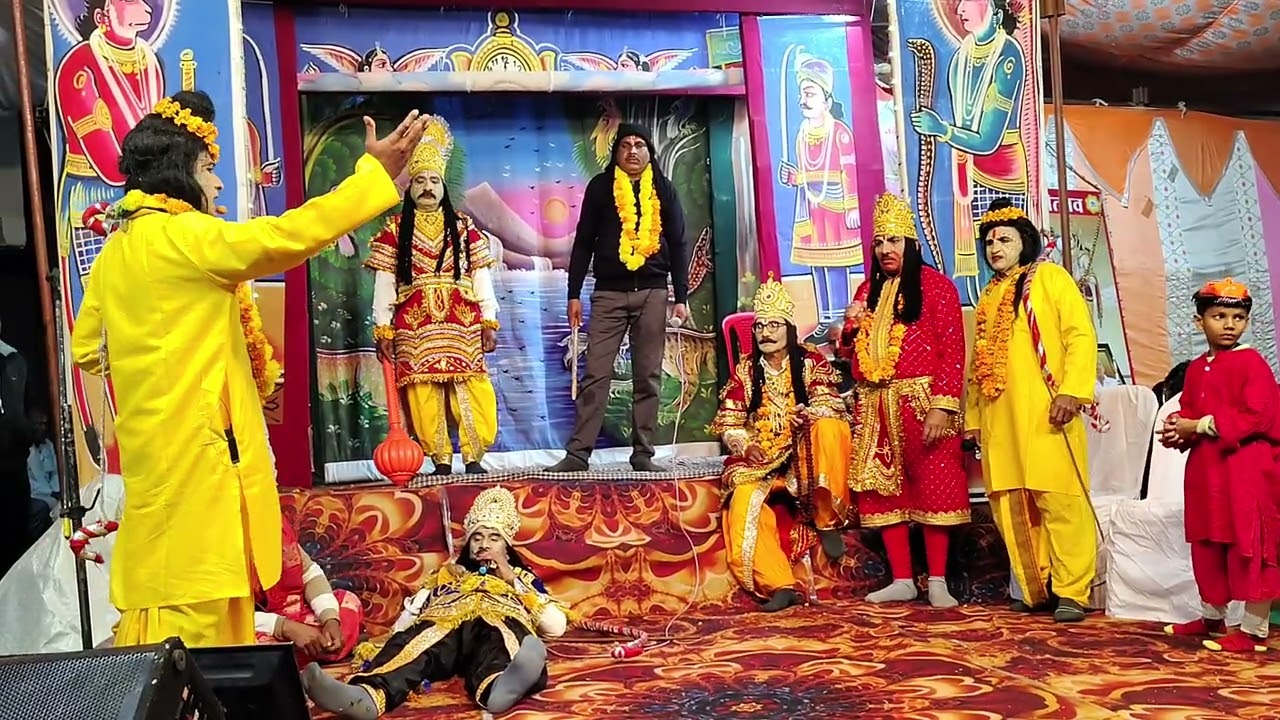 रावण बध संवाद ( कृषक समाज रामलील मंडल बाबाडिया भाऊ) की प्रसिद्ध रामलीला 