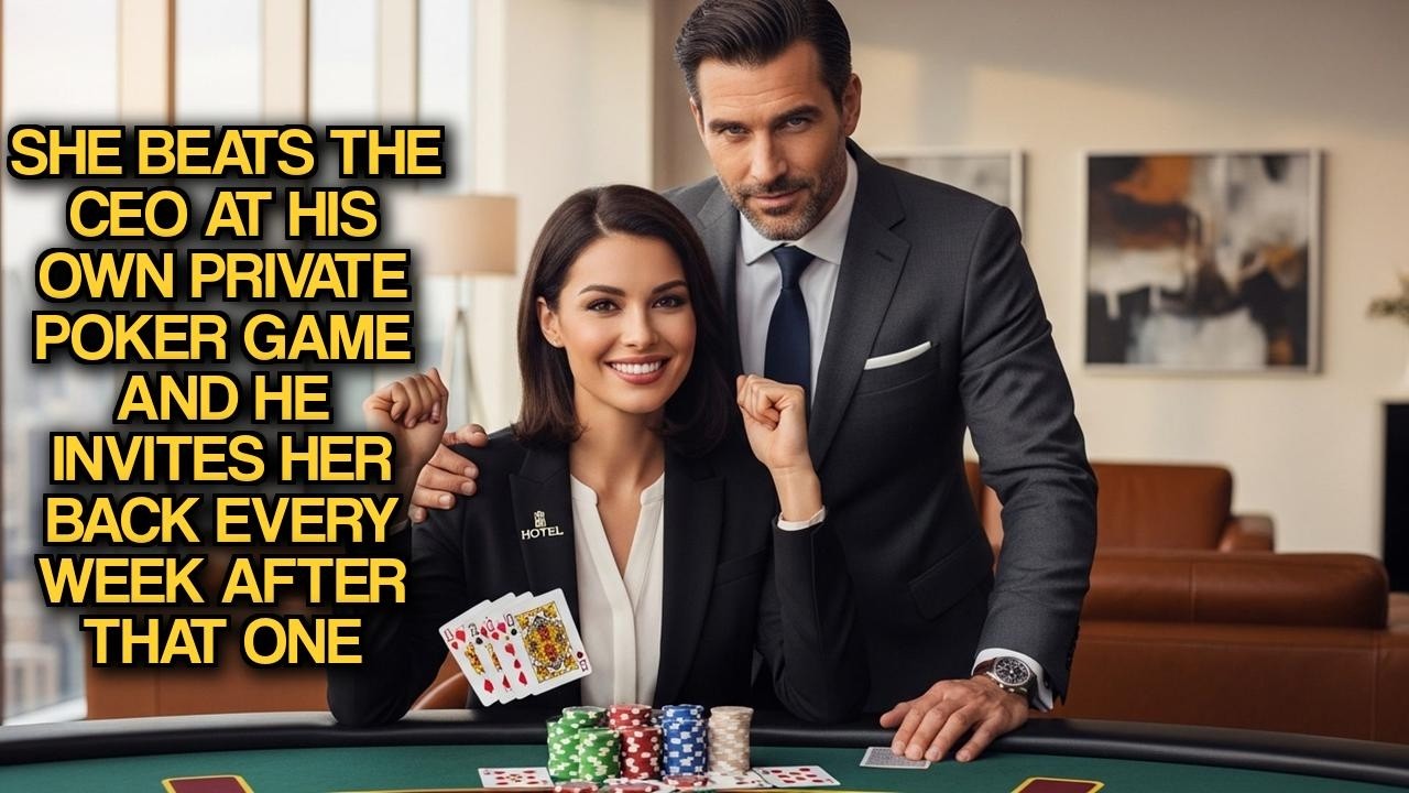 She Beats The CEO At His Own Private Poker Game And He Invites Her Back Every Week After That One