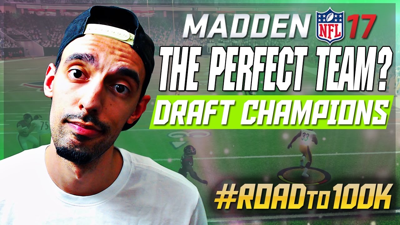 SEARCHING FOR THE PERFECT TEAM | Madden 17 Draft Champions Live Stream!