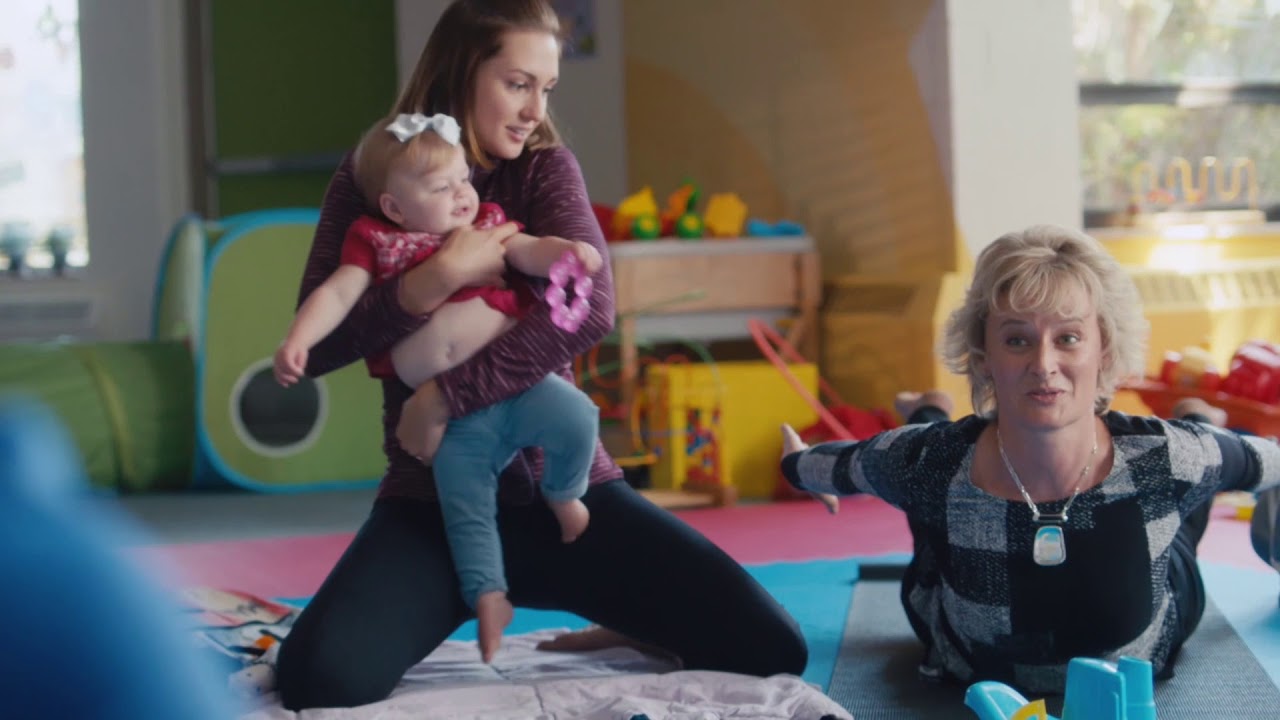 Sarah McVie as Val in Workin' Moms