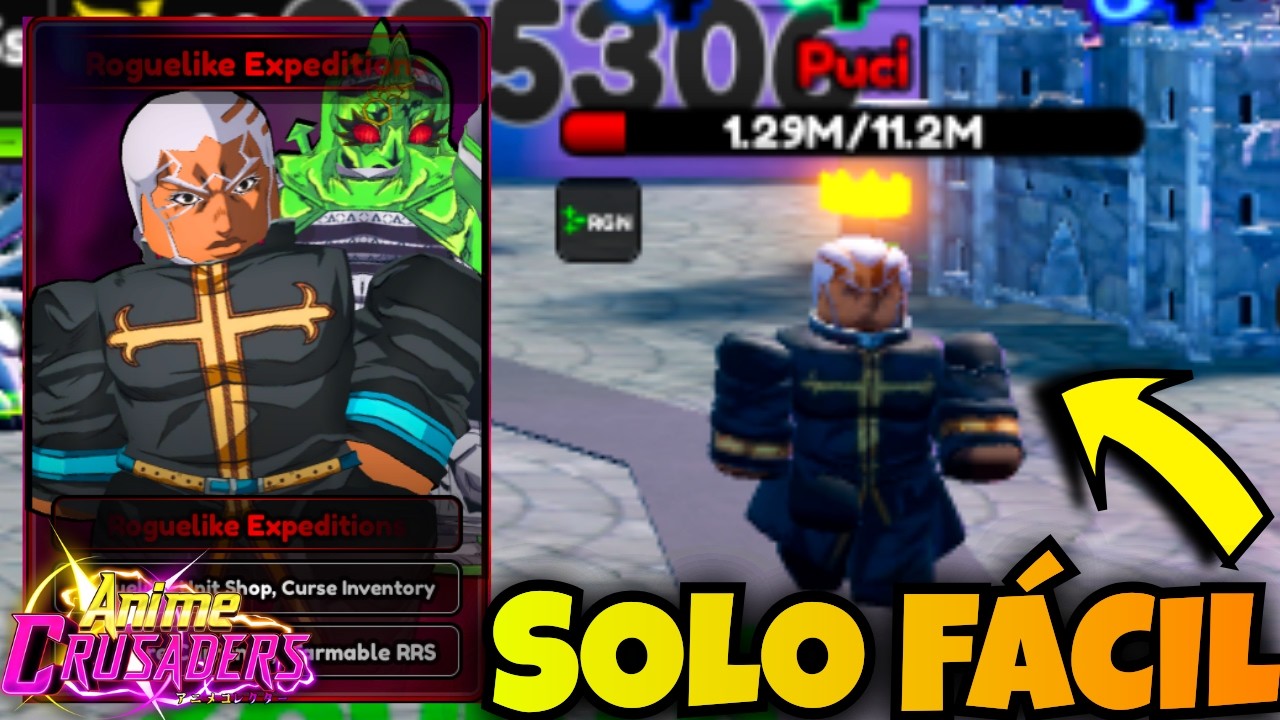 COMO SOLAR FÁCIL O MODO DE EXPEDIÇÃO SOLO UPDATE 4.5 JOJO NO ANIME CRUSADERS!