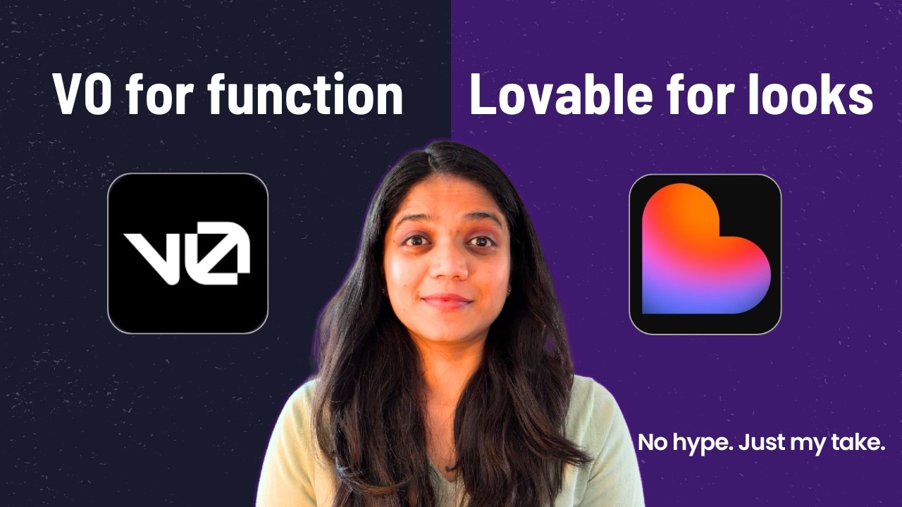 Vercel V0 vs Lovable AI | Which Vibecoding Tool Is Better For Product Managers