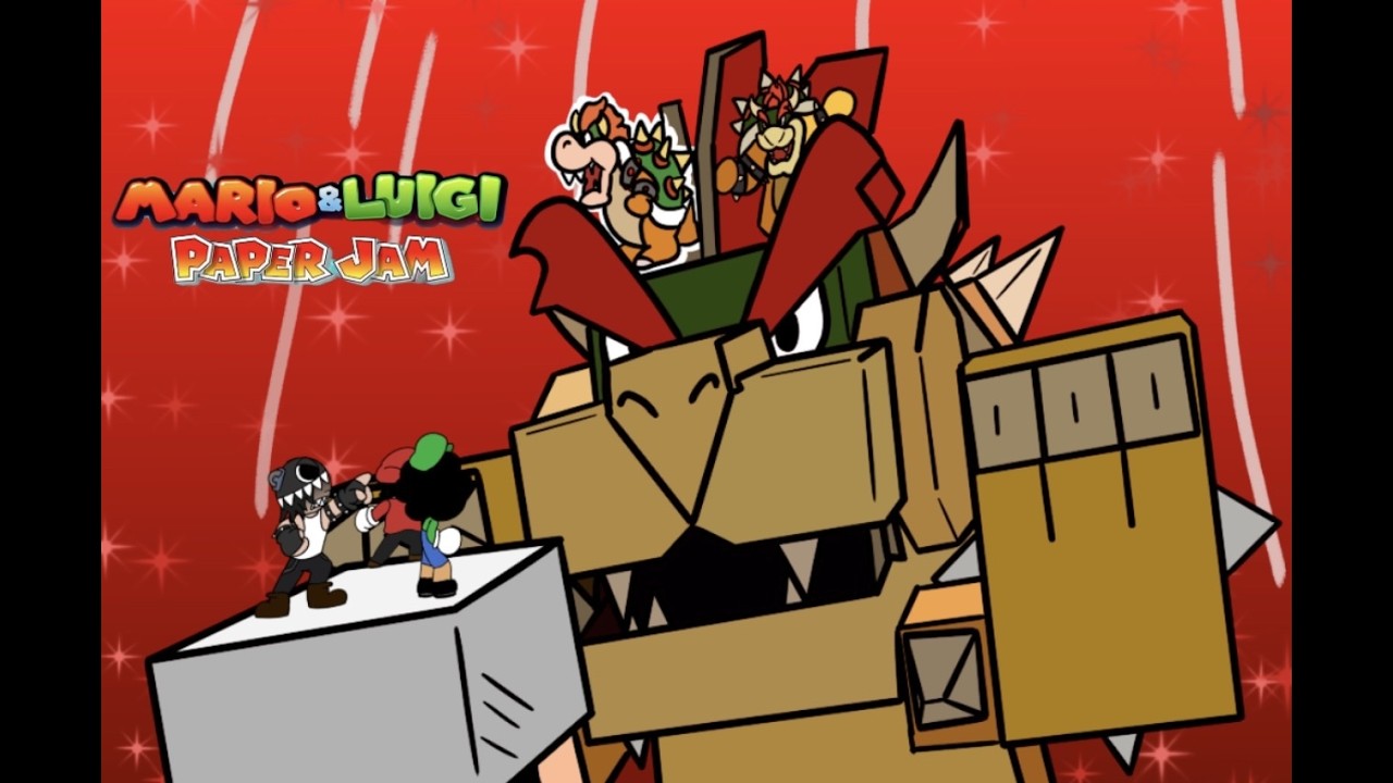 Mario & Luigi paper jam #3 - Cinematic Fight!!