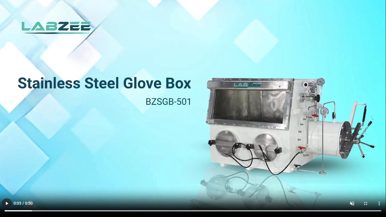 Labzee Stainless Steel Glove Box BZSGB-501|Vacuum-Sealed Workspace for Moisture-Sensitive Experiment