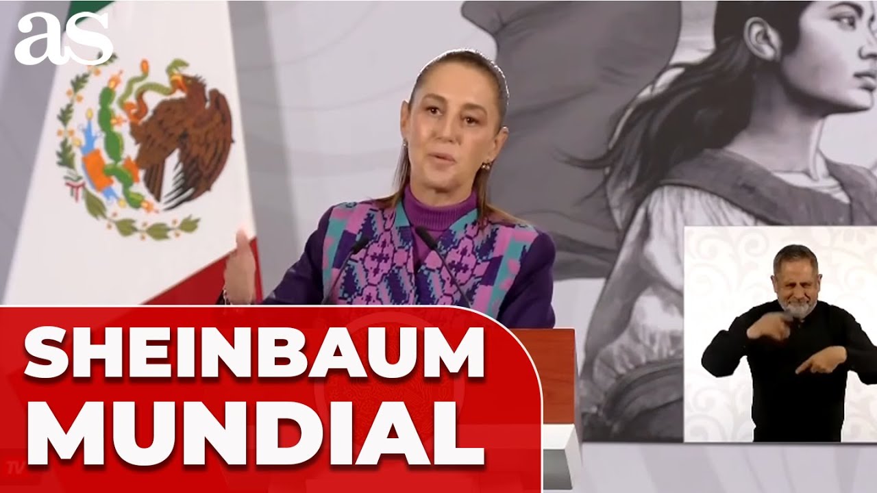CLAUDIA SHEINBAUM confirma que ASISTIR&Aacute; al sorteo DEL MUNDIAL y adelanta una REUNI&Oacute;N con TRUMP