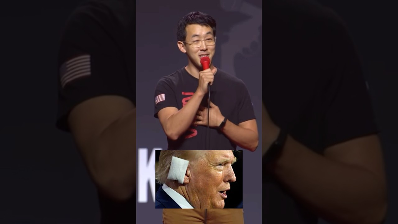 Biden vs trump jokes at msg! Hans Kim!