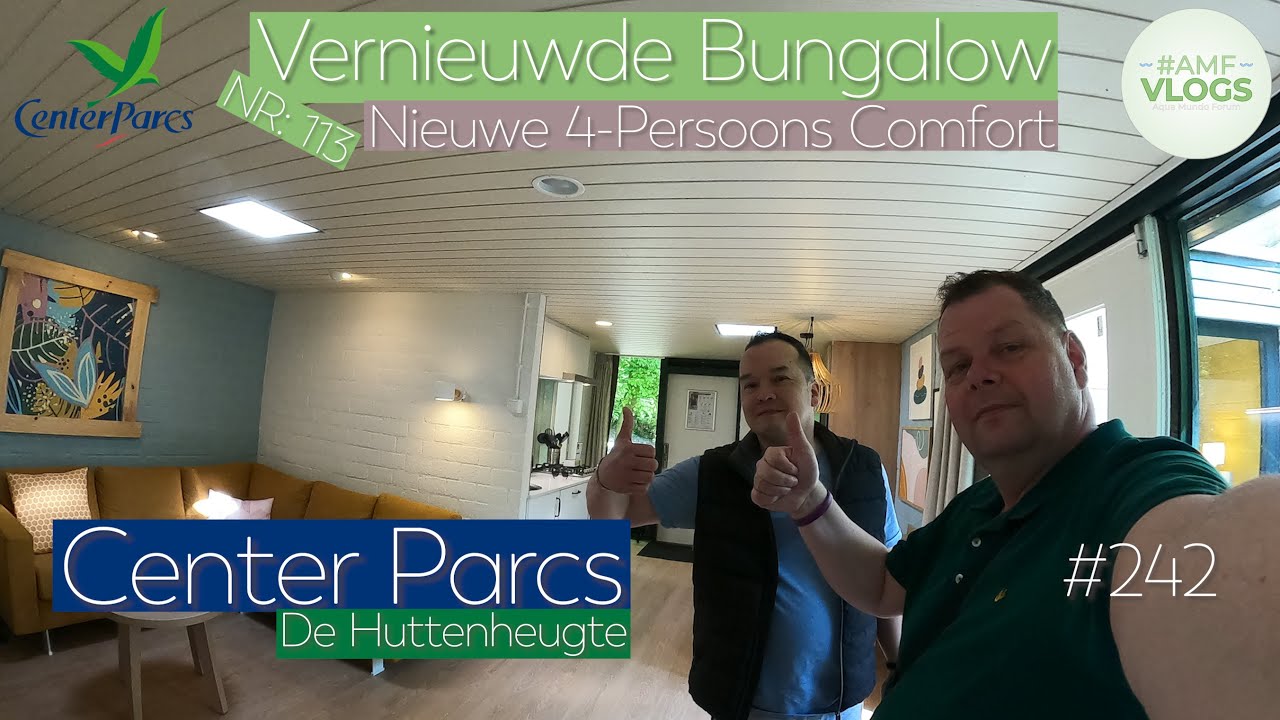 HELEMAAL NIEUW |4-PERSOONS COMFORT COTTAGE 113 |CENTER PARCS DE HUTTENHEUGTE |VLOG 242