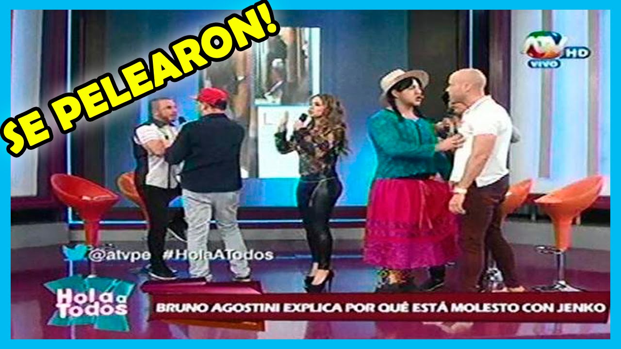 Hola a todos 22/10/15 Jenko del Río y Bruno Agostini casi se agarran a golpes en vivo