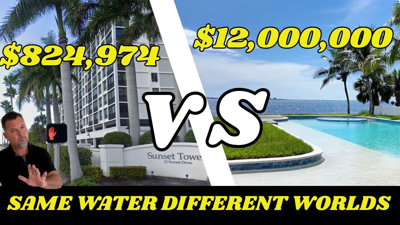 RAW 🏖️ Sarasota Waterfront Real Estate: Condo vs Private Estate | Florida Waterfront Homes {{POV}}