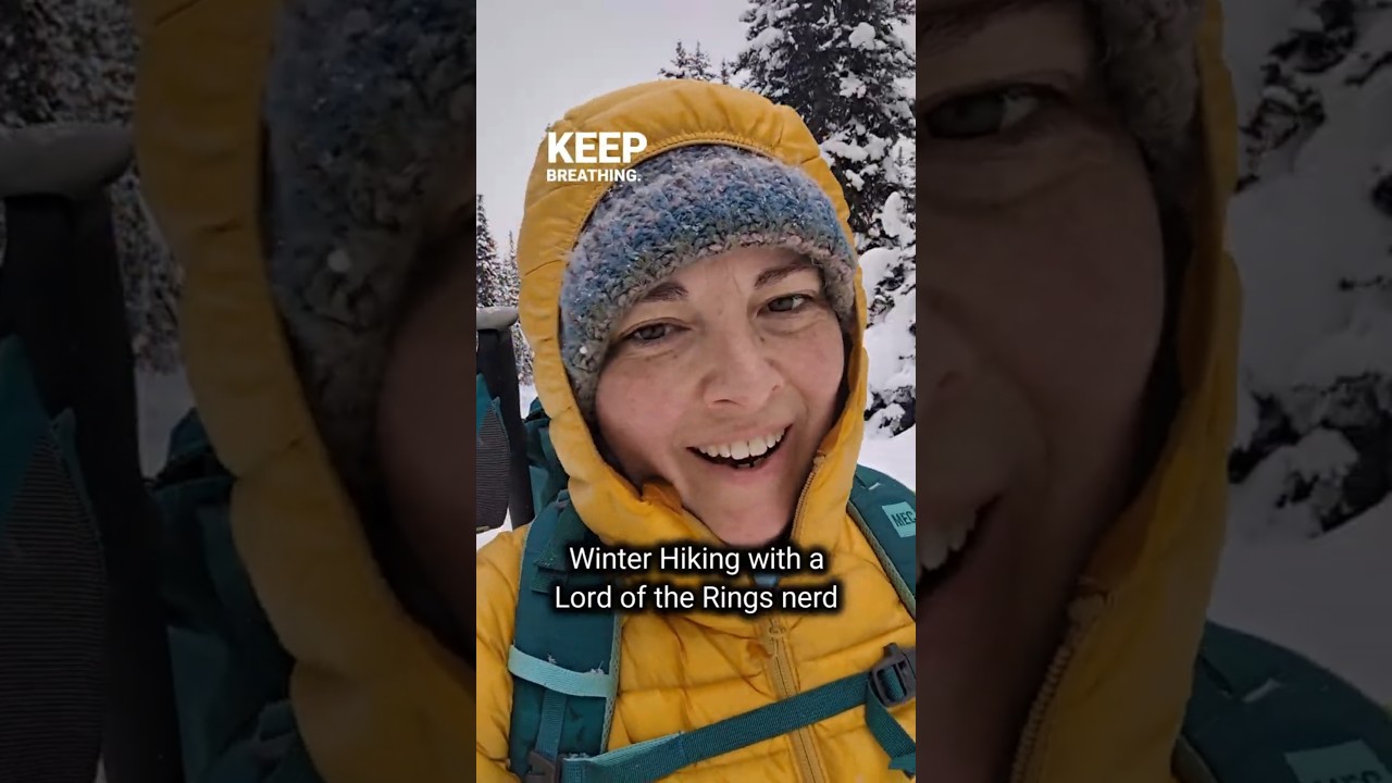 Lord of the Rings nerds are the best hiking partners 😅 #lotr #lordoftherings #quotes #hiking