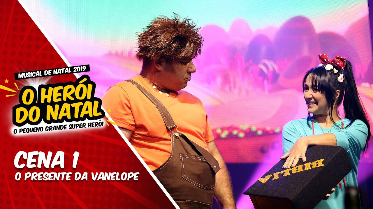 Musical O Herói do Natal 2019 # Teatro Cena 01: O presente da Vanelope (domingo 10h)