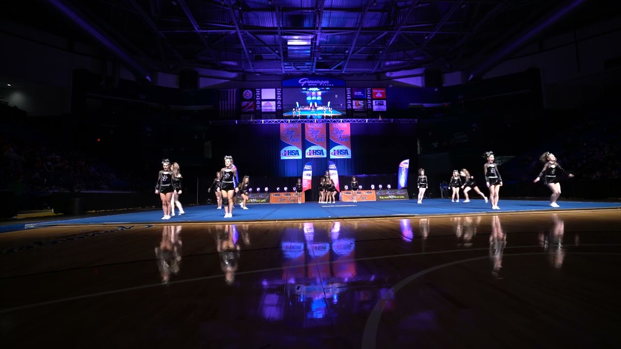 Edwardsville Tigers Cheer 2022_IHSA State 1st Round