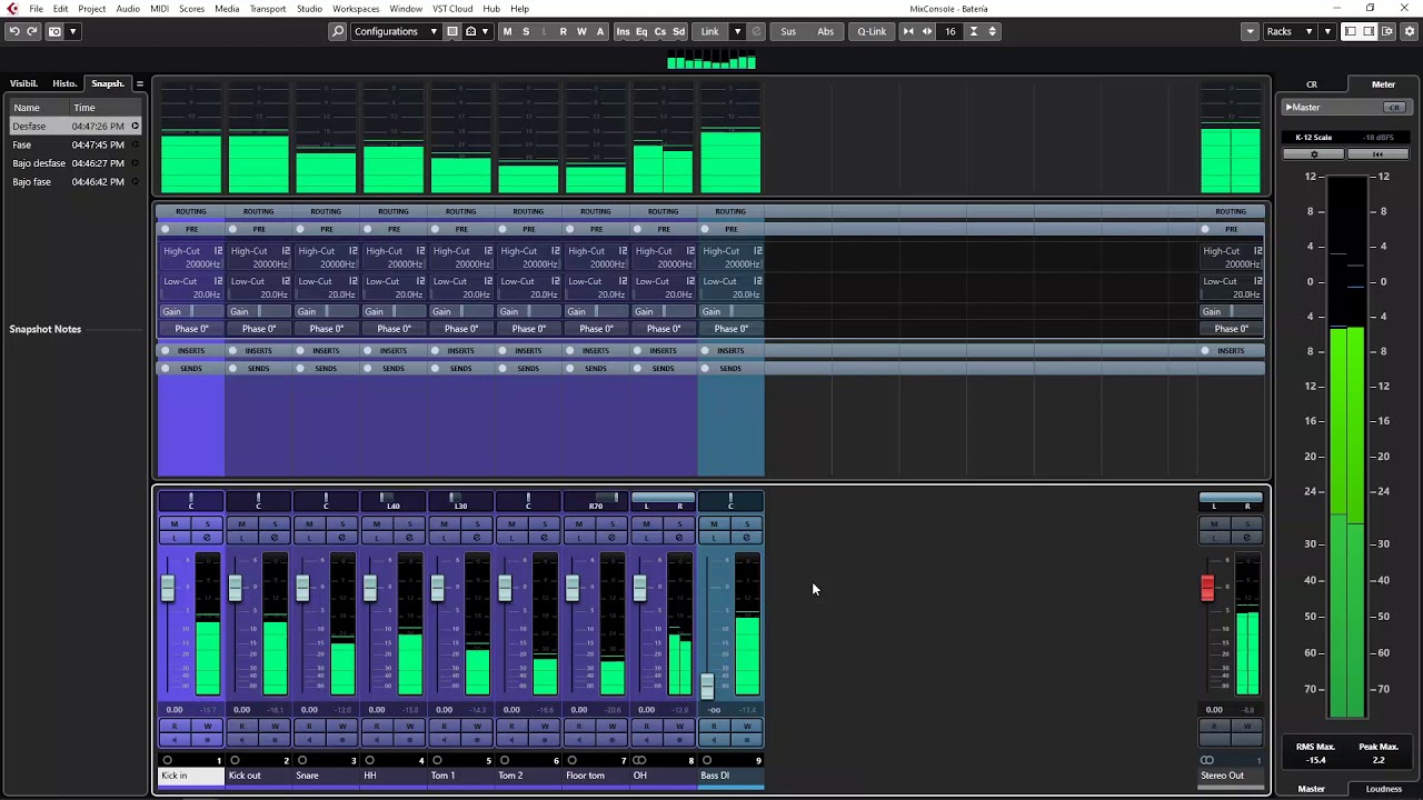 Fase y polaridad del audio.
