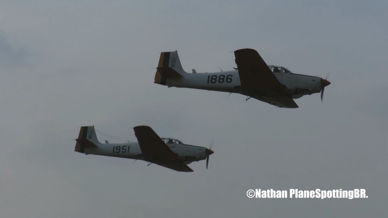 Musal Airshow 2024: Apresentação de 2 lendários Neiva T25 Universal da FAB no Museu Aeroespacial RJ.