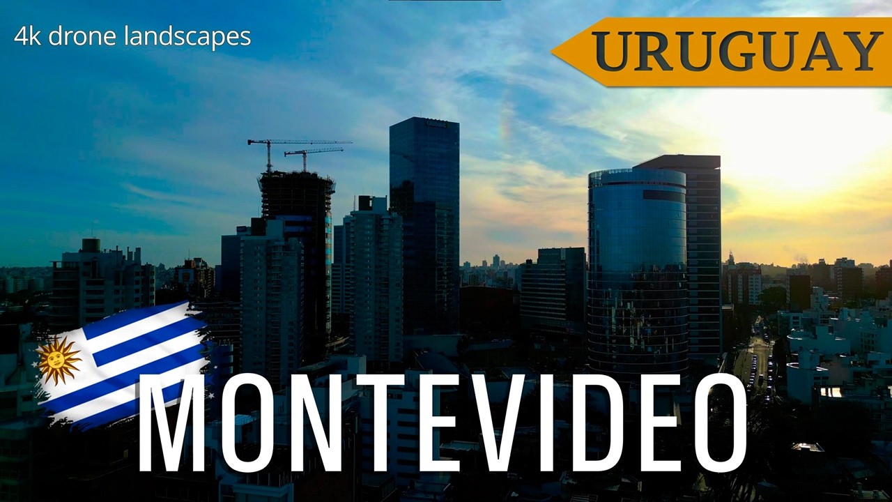 Montevideo desde un drone, pt.2 (4K cinematic footage)