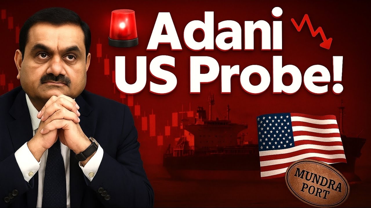Adani Stocks Crash After US Investigation News | क्या ये अगला Hindenburg मोमेंट है? | Full Breakdown
