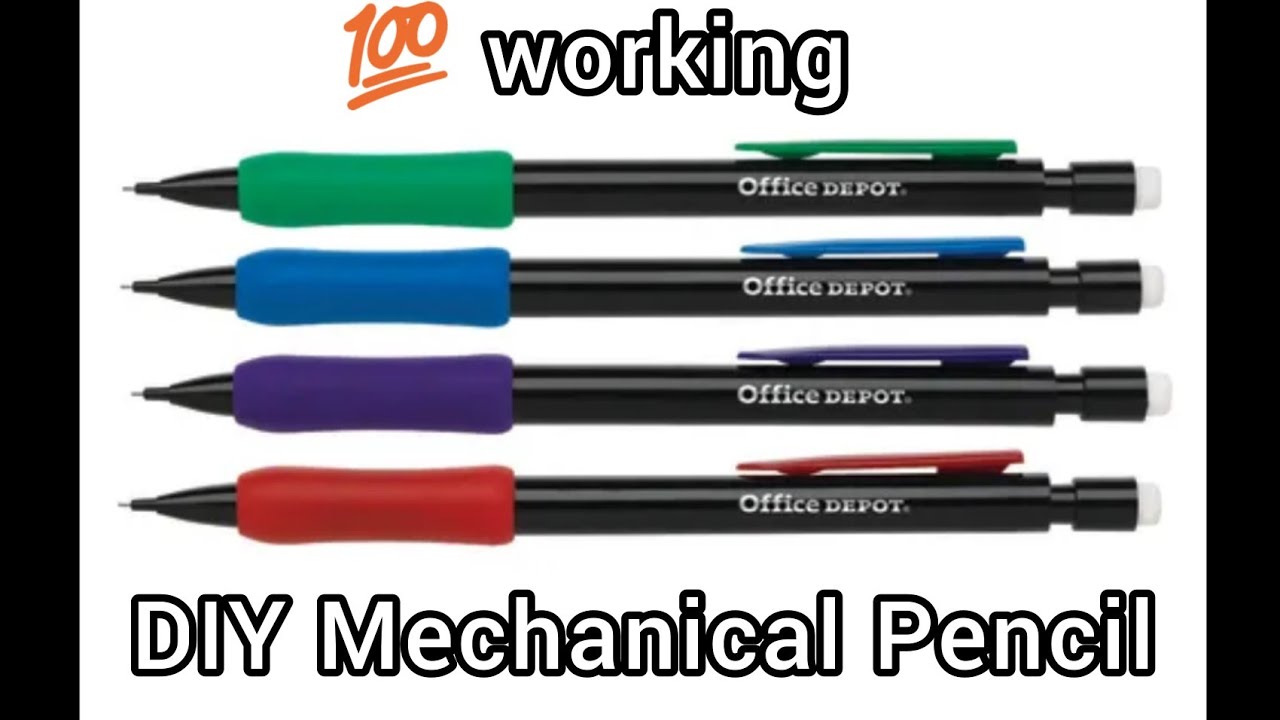 DIY Mechanical Pencil / Lead Pencil / Pen Pencil at home  💯 working !