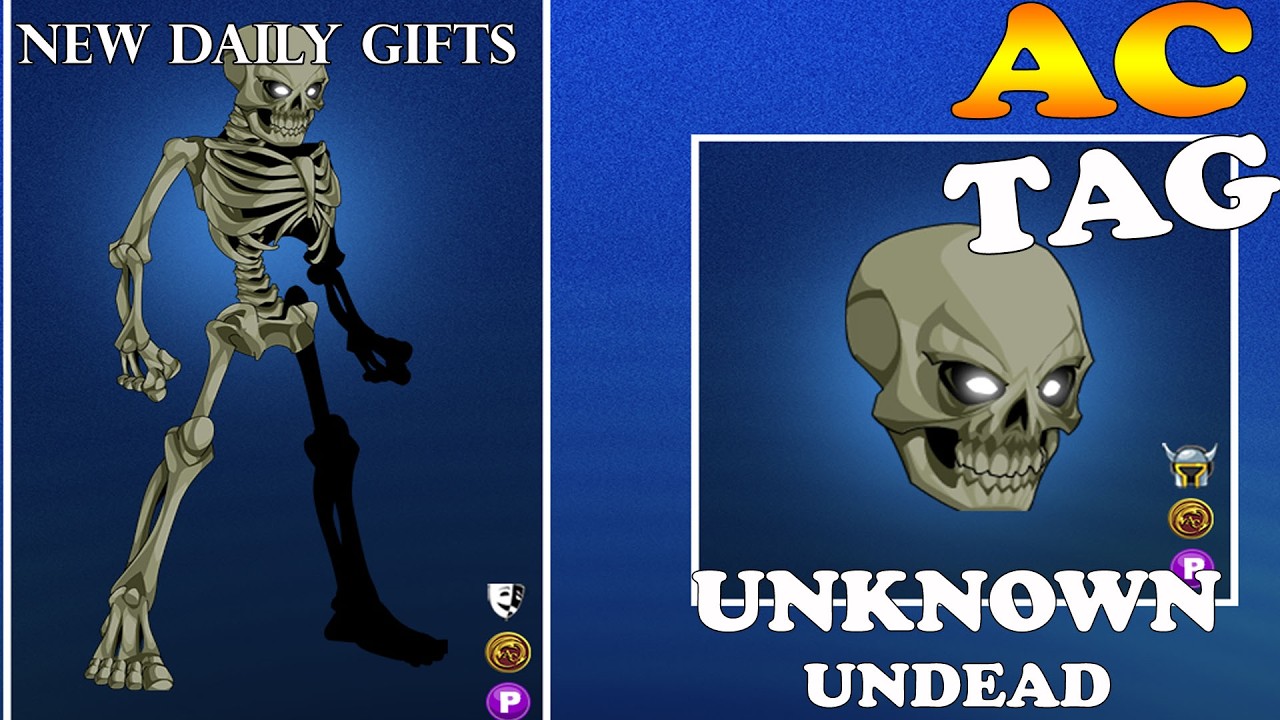 AQW NEW UNKNOWN UNDEAD ARMOR & BONEHEAD FACE HELM l SKELETAL WARRIOR GIFTS /JOIN GRAVEYARD