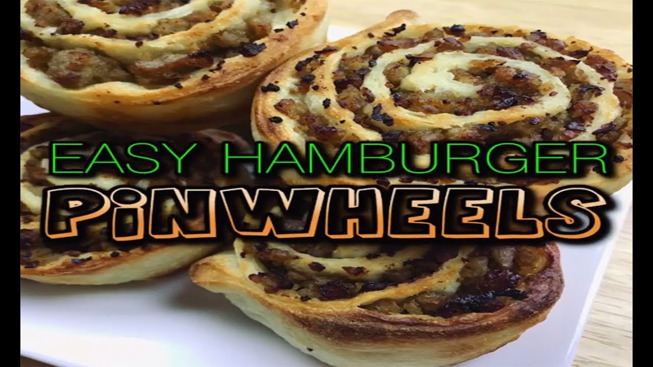 Easy Hamburger Pinwheels - Hamburger Pinwheels Recipe & Tasty Recipe