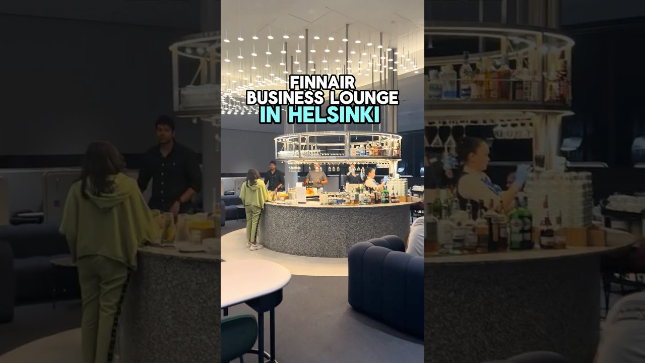 Finnair Business Lounge tour