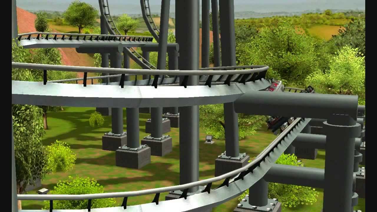 RCT3 Dogfight - Dueling Flying Coasters