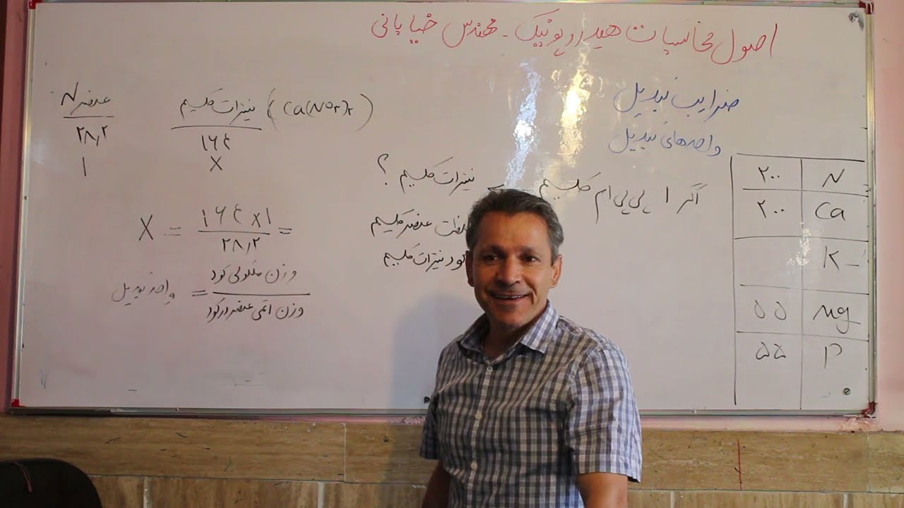 اصول محاسبات هیدروپونیک-جلسه سیزدهم