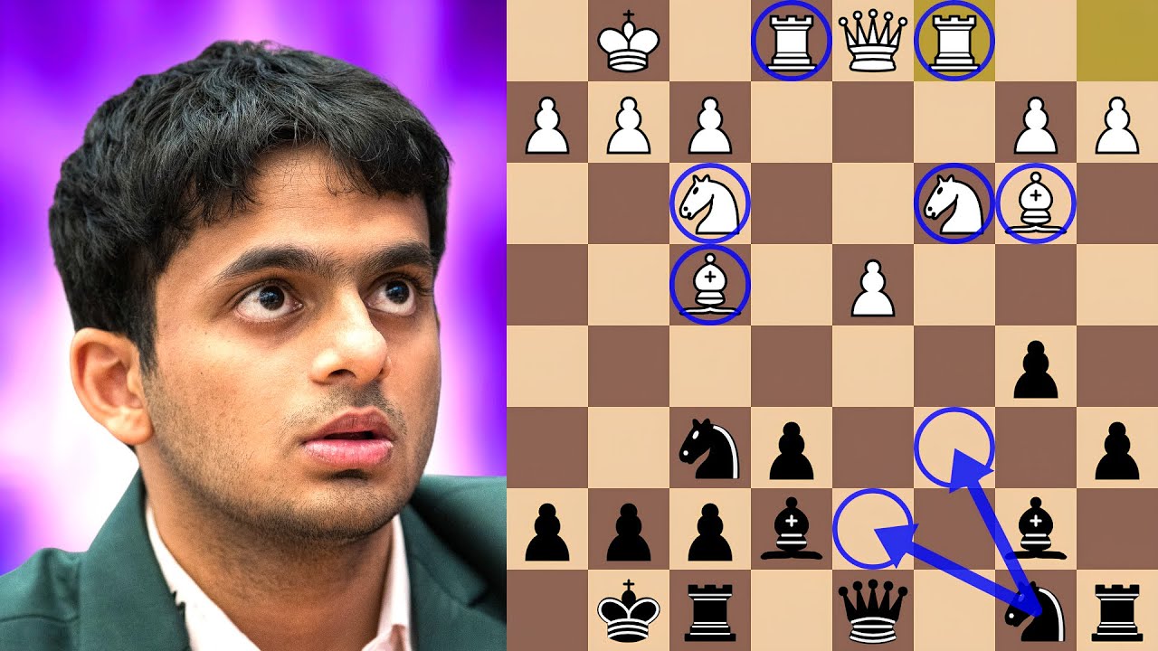 Nihal Sarin Smashes the Queen's Gambit in 22 Moves