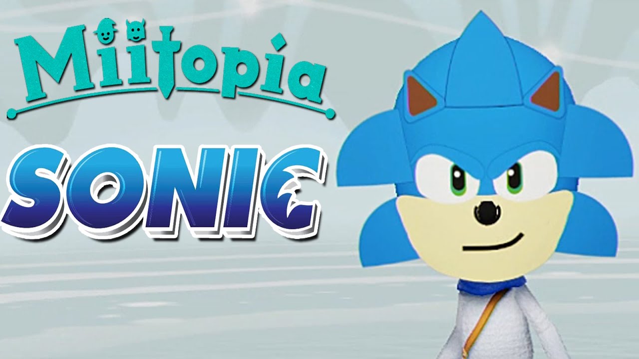 Making a Sonic the Hedgehog Mii in Miitopia with Makeup
