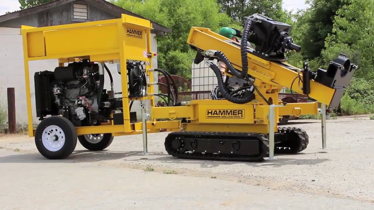 Micropile Drill Rig for rock drilling