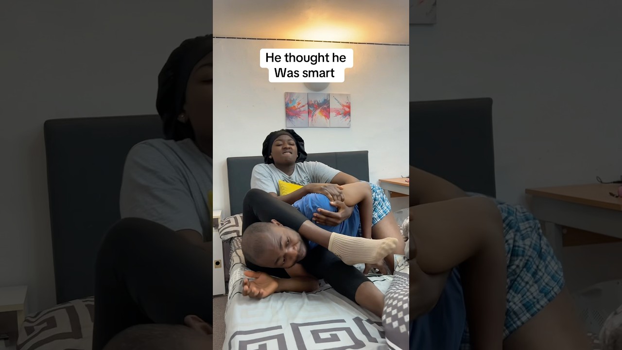 When he thinks he his smart 