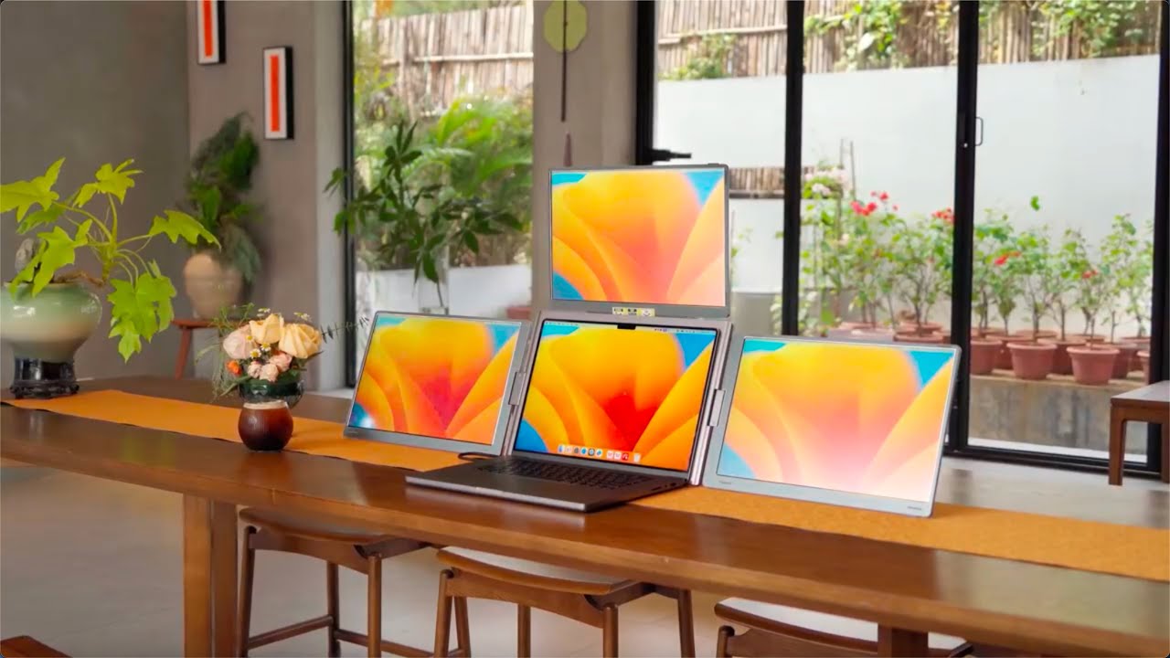 INVZI MagHub Quad 16 inches Portable Monitor