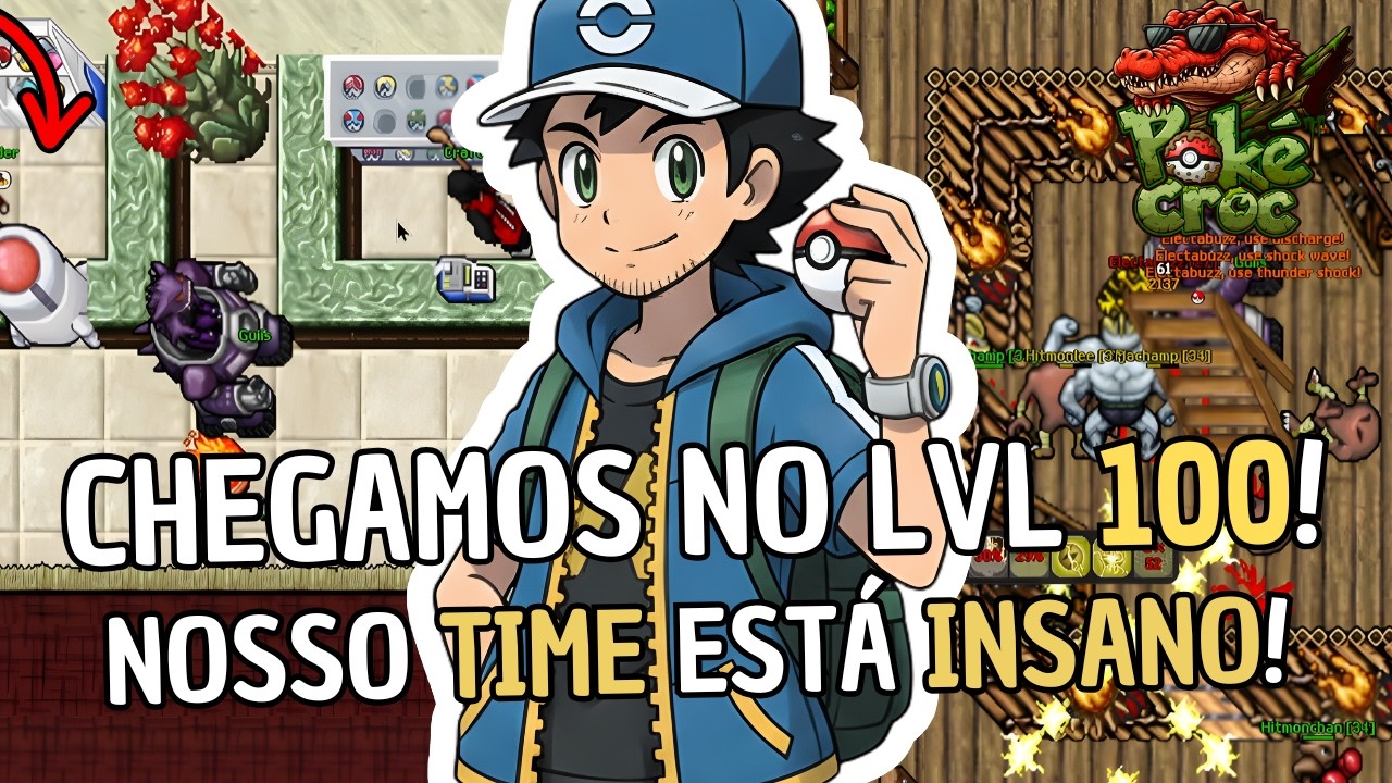 CHEGAMOS NO NIVEL 100 NO POKECROC! - MAGNEZONE GOD -