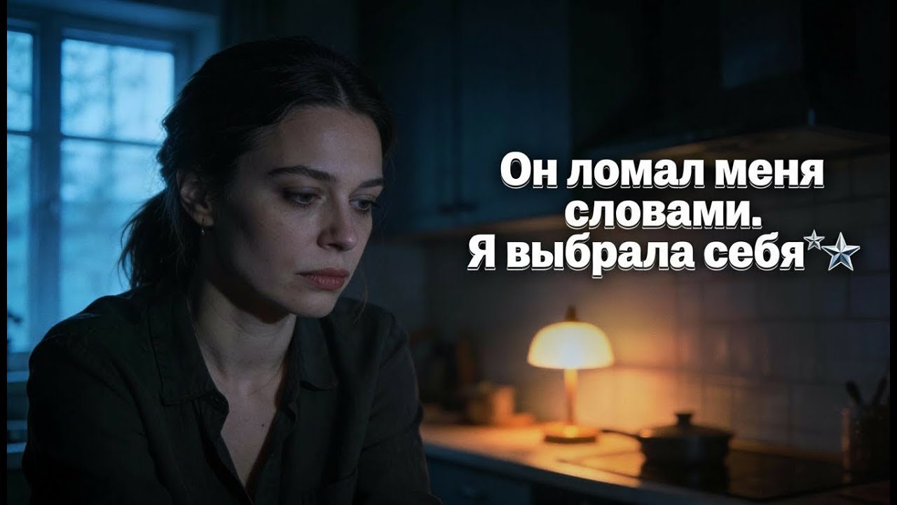Он ломал меня словами. Я выбрала себя 🖤✨ История