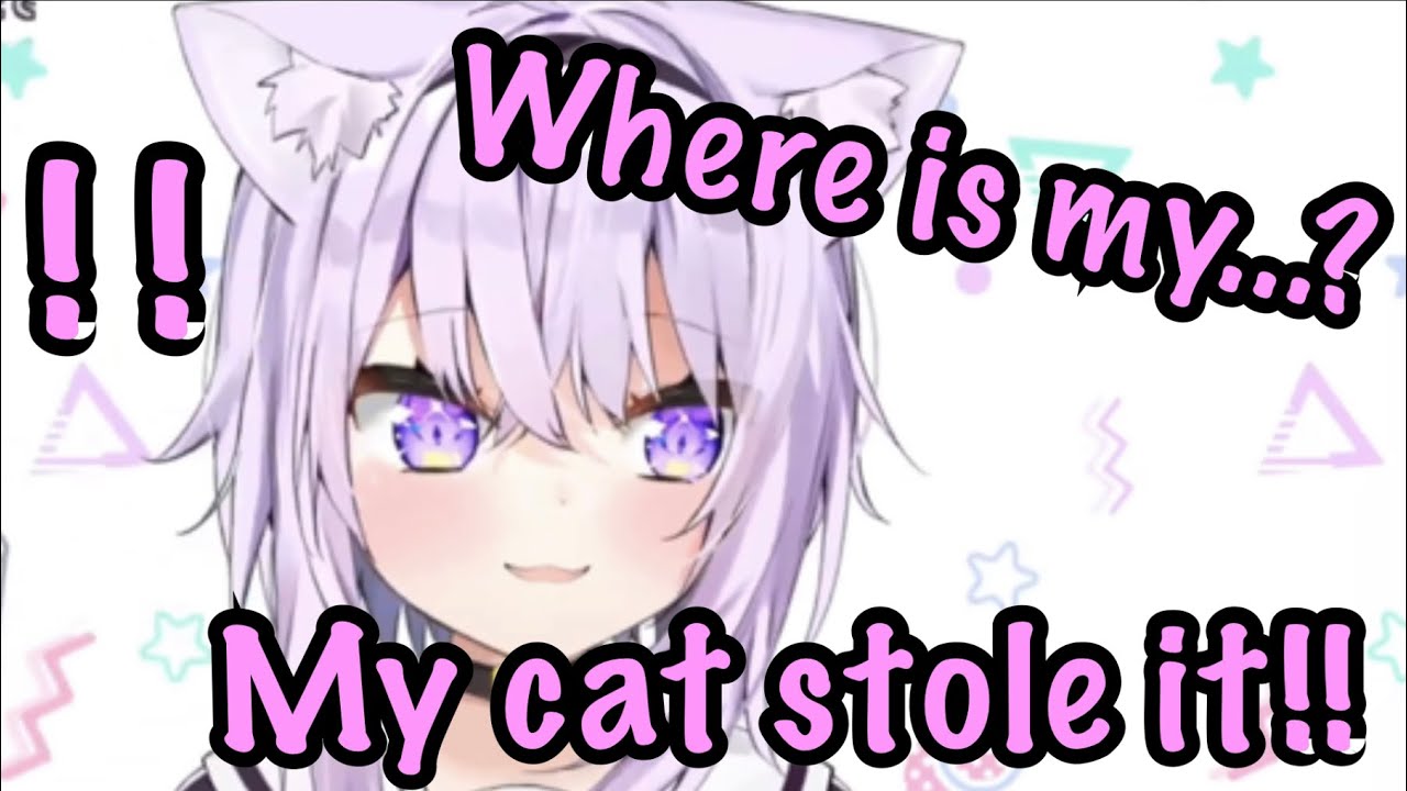 【ENG SUB】Okayu panics after her cat stole her food