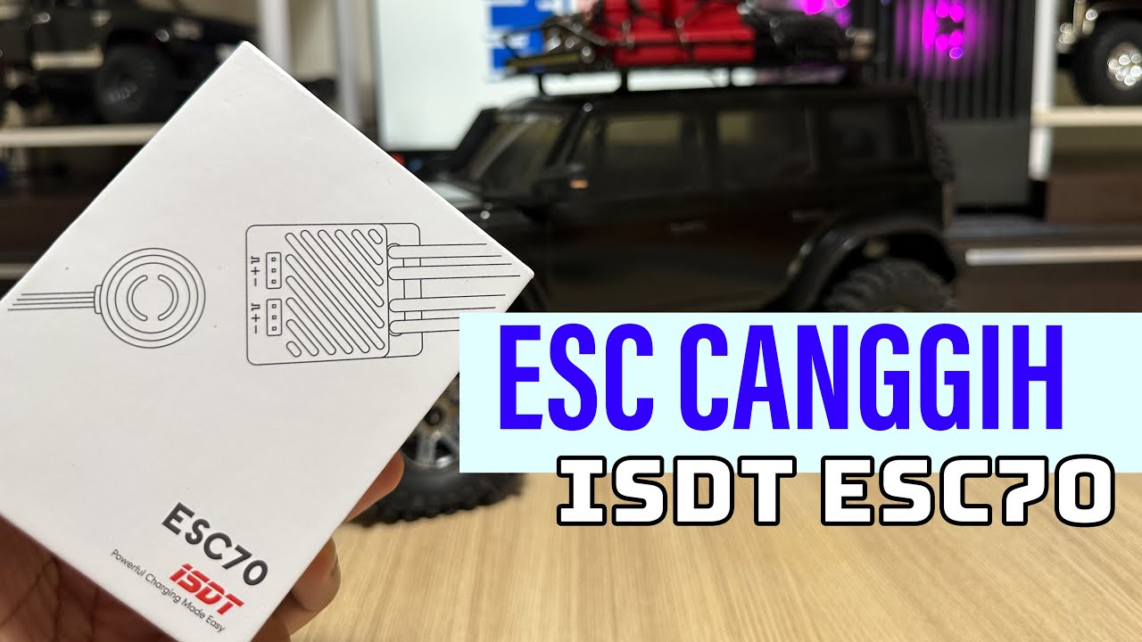 Review ESC Canggih dari ISDT ESC70, Saingan Berat Hobbywing 1080?